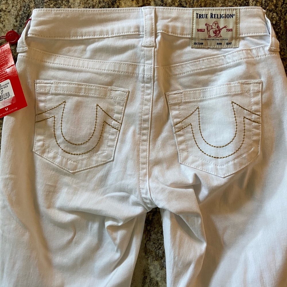 Women’s True Religion Jenny Curvy Mid-Rise Capri